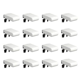 High Logic 98191 Leaf Post Brackets, White, 16 Count (00098191-001)