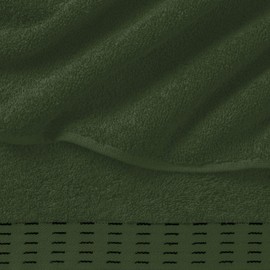 MALLONI HOME Ultra Soft 3 Pack Cotton Towel Set, Contains a Bath Towels 28x55 inch, a Hand Towels 16x24 inch & a Wash Coths 12x12 inch, Ideal Everyday use, Compact & Lightweight - Olive Green