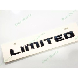 Grand Cherokee 1PC 2021+ Jeep Grand Cherokee WL/WK Rear Limited Nameplate Emblem Gloss Black