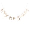 Ginger Ray Gold Designer Happy 21st Birthday Bunting Banner -
