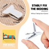 Padded Comforter Clips Duvet Clips White Padded Clips Blanket Fasteners