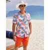 EISHOPEER Men's Hawaiian Matching Set Summer Beach 2 Piece Outfits