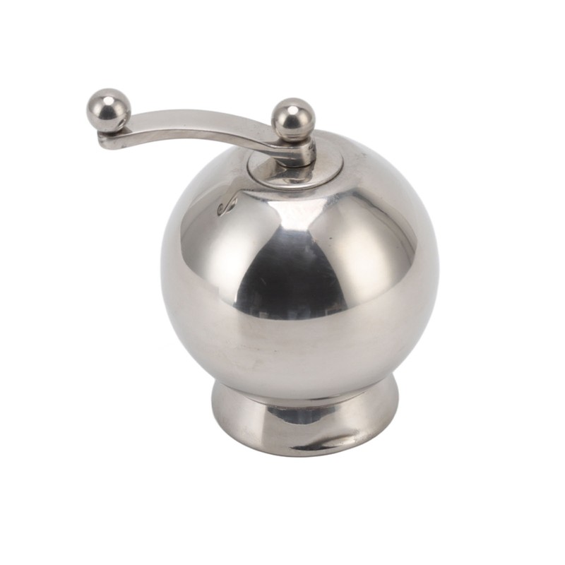 Pepper Grinder with Long Crank 304 Stainless Steel Round Hand