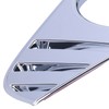 Pair Chrome Front Fog Light Cover Lamp Trims Paste Mounting