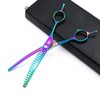 6.5"/8.0'' Professional Chunker Shear Twin Tail Downward Curved Pet Grooming