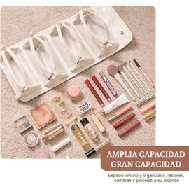 Lumbor37 Bolsa de Maquillaje Grande, Bolsa de Tocador Neceser Portátil, Se Puede Desmontar para Uso Individual