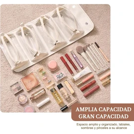 Lumbor37 Bolsa de Maquillaje Grande, Bolsa de Tocador Neceser Portátil, Se Puede Desmontar para Uso Individual