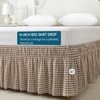 Jilboo Wrap Around Bed Skirt 16" Drop, Queen Size, Warm