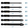 10-Piece Glass Concrete Drill Bit Set, Masonry Drill Bits for