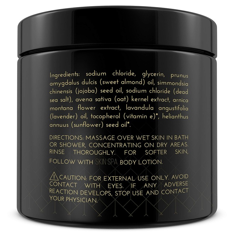 Mineral Sea Salt Scrub - Vanilla 16oz (453gr)