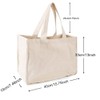 Tote Bag, Canvas Tote Bag Reusable Grocery Bag Large Capacity