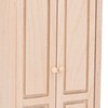 Dollhouse Miniature Wardrobe 1/12 Scale Double Door Dolls House Closet