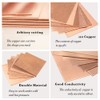 Tynulox 22 Gauge 99.9% Pure Copper Sheet, 1 Pcs (0.02"