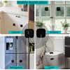 2 Pack Heavy Duty Combination Fridge Lock - Child/Baby Proofing