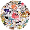 LAEYIAP 100PCS Cute Cat Stickers,Waterproof Cartoon Kawaii cat Stickers for