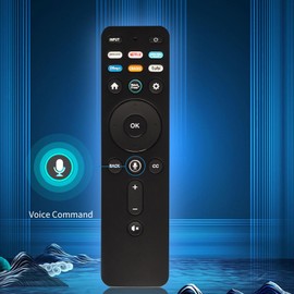 RIVIERA XRT260 Universal Voice Remote Control for All VIZIO 4K HDR Smart TV with Voice Command Comaptibale with D M V P Series etc 32" to 85" with 6 Hot Streaming Keys and watchfree