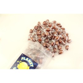 Planet Sweets Premium Sugar Free Root Beer Barrels Hard Candy - 8 Ounce - Individually Wrapped Discs Candies Kosher