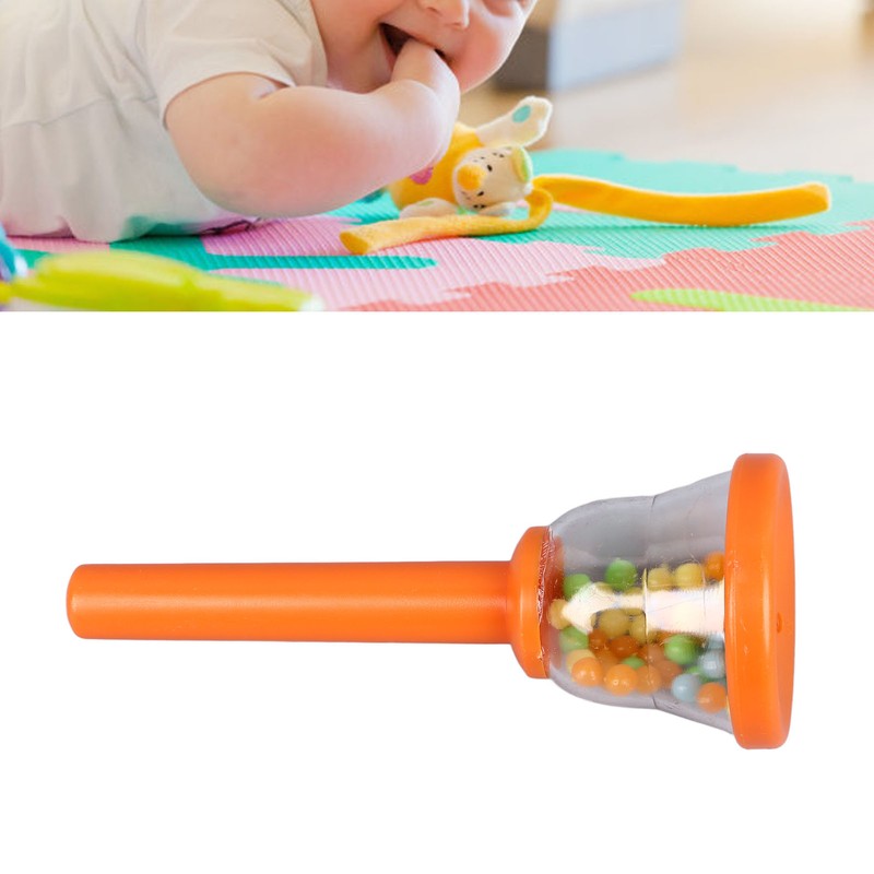 Kids Hand Bell Children Grip Training Plastic Hand Percussion Bell