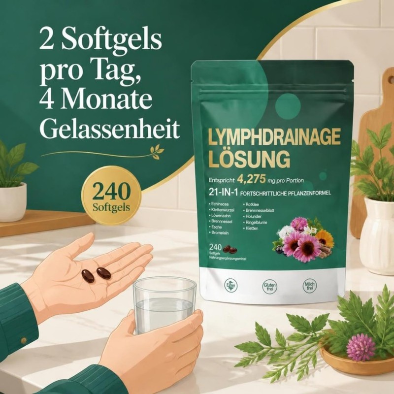MISSECO 21 Pflanzen Komplex Löwenzahn Echinacea Klette 240 Softgel Kapseln