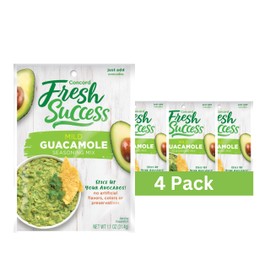 Concord Foods Mild Guacamole Mix Authentic Flavor for Dips, Avocados, and Salsas with Natural Flavor and Easy Preparation - Perfect for Homemade Guacamole - 1.1 oz Packet Pack of 4