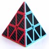 Roxenda Pyramid Speed Cube, 3x3x3 Qiming Pyramid Speed Cube Puzzle