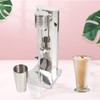 SNKOURIN Milkshake Maker,Single Head Stainless Steel Beverage Blender with 650ML