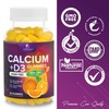 Sugar Free Calcium Gummy Bites Plus 400 IU Vitamin D3,