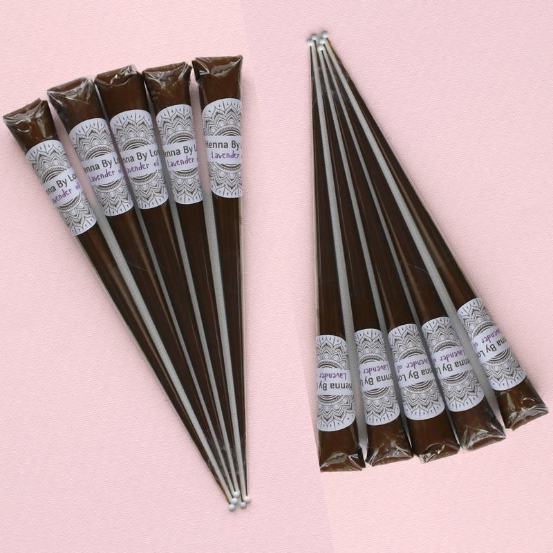Henna cone , Organic Henna Cones with Lavender oil -