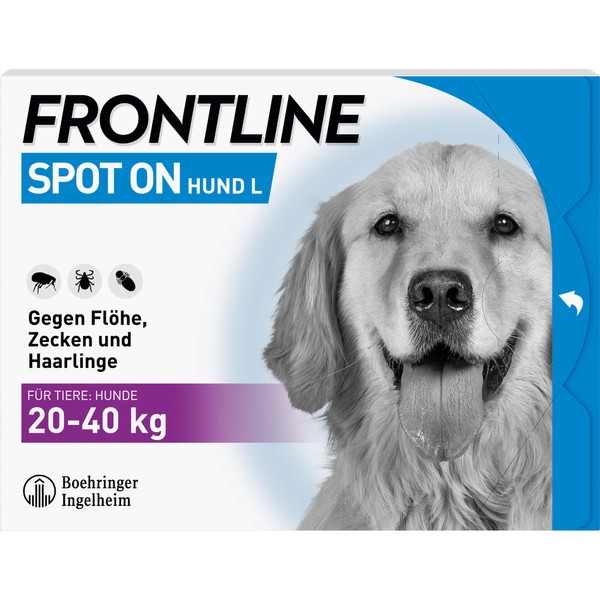 FRONTLINE Spot on Hund L 20-40 kg Pipetten, 5 pcs. Ampoules
