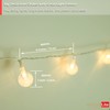 myCozyLite LED String Lights Plug in, Globe String Lights Indoor