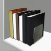 LOVIVER Acrylic Bookend for Shelves Book Holder Non Skid Heavy