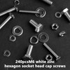 260 Pieces M5 M6 M8 Screws Set, Hex Screws Nuts