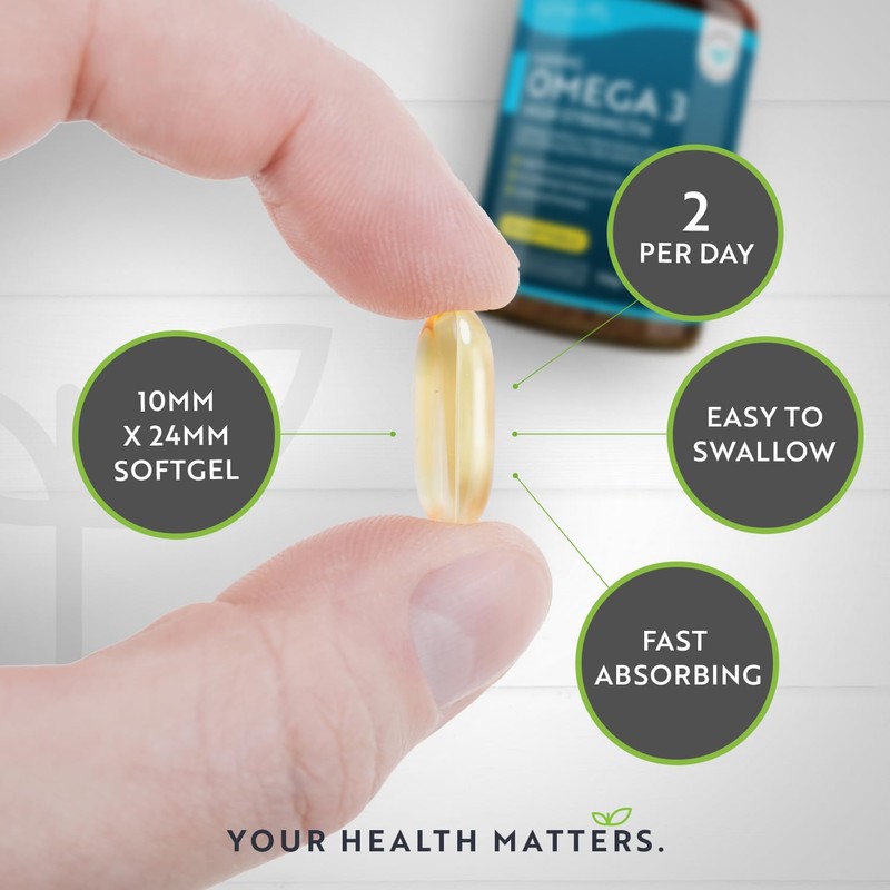 Nutravita Highest Strength Omega 3 Fish Oil 2000mg - Providing
