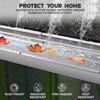 Waterlock 5" Gutter Guards Leaf Protection, Domestic Aluminum Gutter Covers