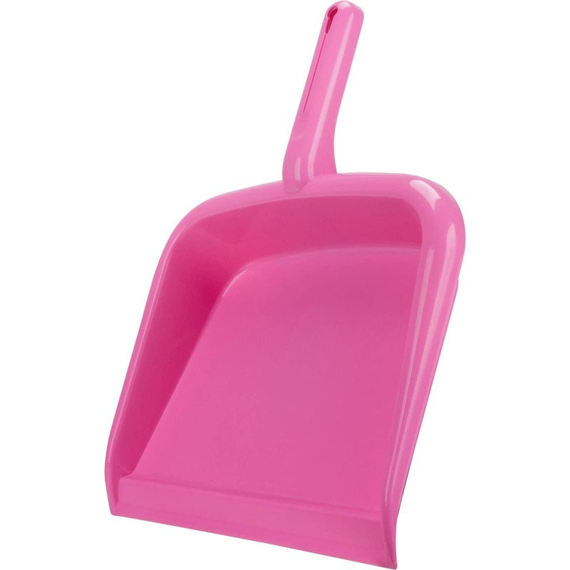 Sparta Large Handheld Dustpan with Hanging Hole, Heavy-Duty Plastic Dustpan
