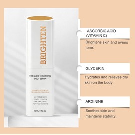 Sueros Corporal Iluminador con Vitamina C y Ácido Tranexámico, Corrector de Manchas Oscuras e Hiperpigmentación, Ayuda a Unificar el Tono de la Piel, Fórmula Ligera de Rápida Absorción (1)