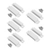 WESUA 5 Pack Surface Mounted NC Magnetic Door Contacts Switch