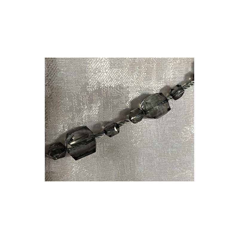 Alan Symonds Tiffany Acrylic Beaded String Curtain Tie Backs -