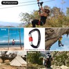 Azarxis Locking Carabiner, D-Ring, Climbing Button, Aluminum Carabiner, Load Capacity