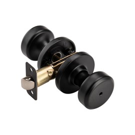 STARPY Black Door Knobs Interior with Turn Lock for Privacy