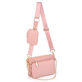 UTO Small Crossbody Bags for Women 3 in 1 Trendy Belt Purse Fashion Designer Mini Cute Sling Fanny Chest Pack