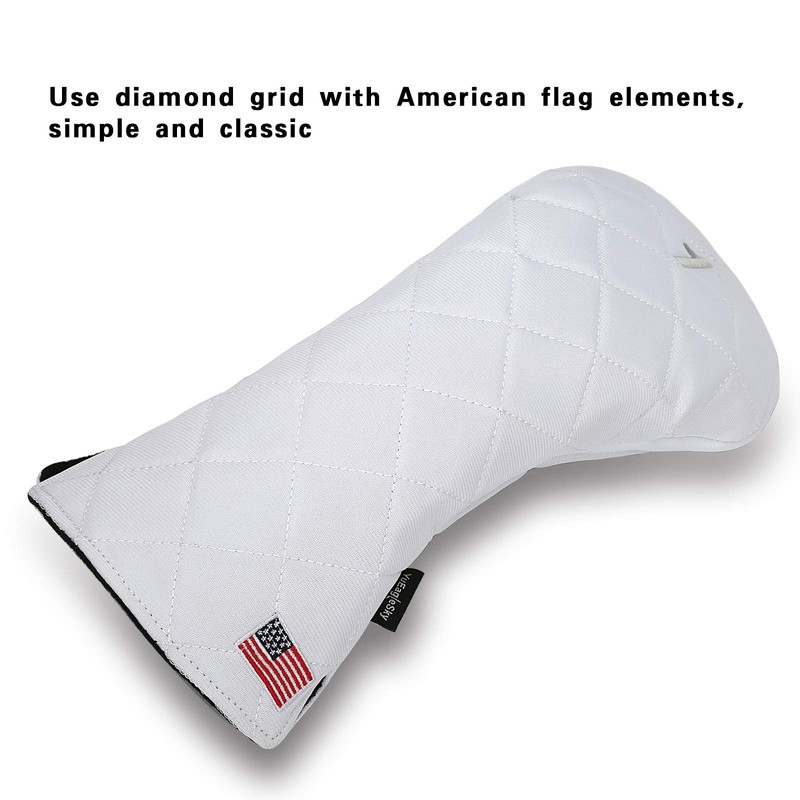 YuEagleSky Golf Head Covers Driver Fairway #3#5 USA Flag for