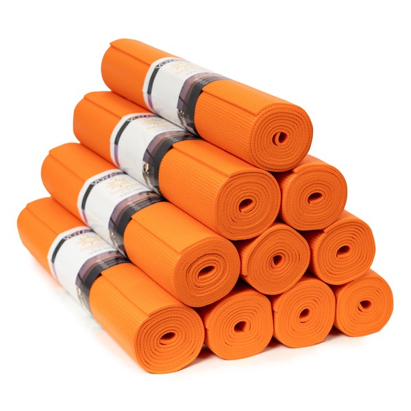 Sunshine Yoga Voyage Yoga Mat, 10 Pack, 72" x 24"
