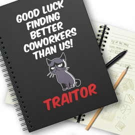 Good Luck Finding Better Colleagues Than Us,Funny Notebooks for Work，Funny Spiral Notebooks With 160 Pages，Funny Farewell Going Away Leaving Gift，Leaving Work Gift for Ex Coworker，leaving job gifts