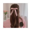 LuminaD Golf Large Ribbon Claw Hair Clip for a Chic Back Accent Option/6-Golf Ribbon Clip-Black