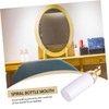 Mikinona 6pcs Foaming Pump Bottle Sturdy White Cosmetic Dispenser Golden
