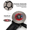 ZERICHIVE Tile Blade 4.5" Diamond Ceramic Cutting Disc for Cutting