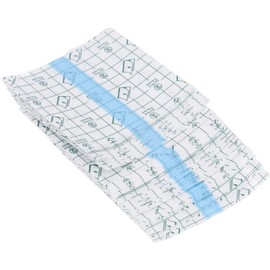 Paleta de maquillaje de mano de 100 unidades, cinta de mezcla desechable e impermeable de película de PU, bandeja de mezcla cosmética autoadhesiva para sombra de ojos y esmalte de
