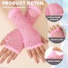 RainFlowwer Pink Fishnet Gloves Arm Sleeves, 80S Scene Emo Accessories