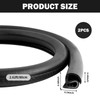 2.62Ft Car Door Weather Stripping Door Seal Strip,2PCS Thickened Rubber